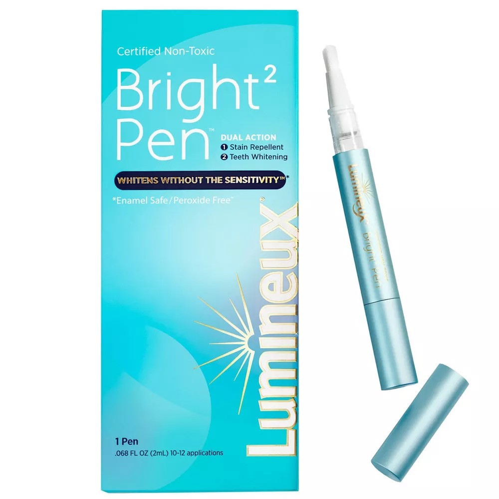 Lumineux Bright2 Dual Action Stain Repellant & Whitening Pen – 0.068 fl oz