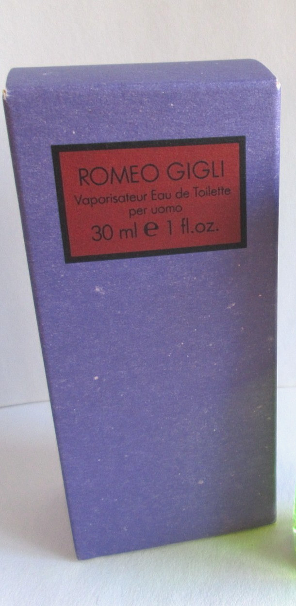 Romeo Gigli Vintage Eau de Toilette Spray per Uomo for Men 30 ml 1 oz NIB