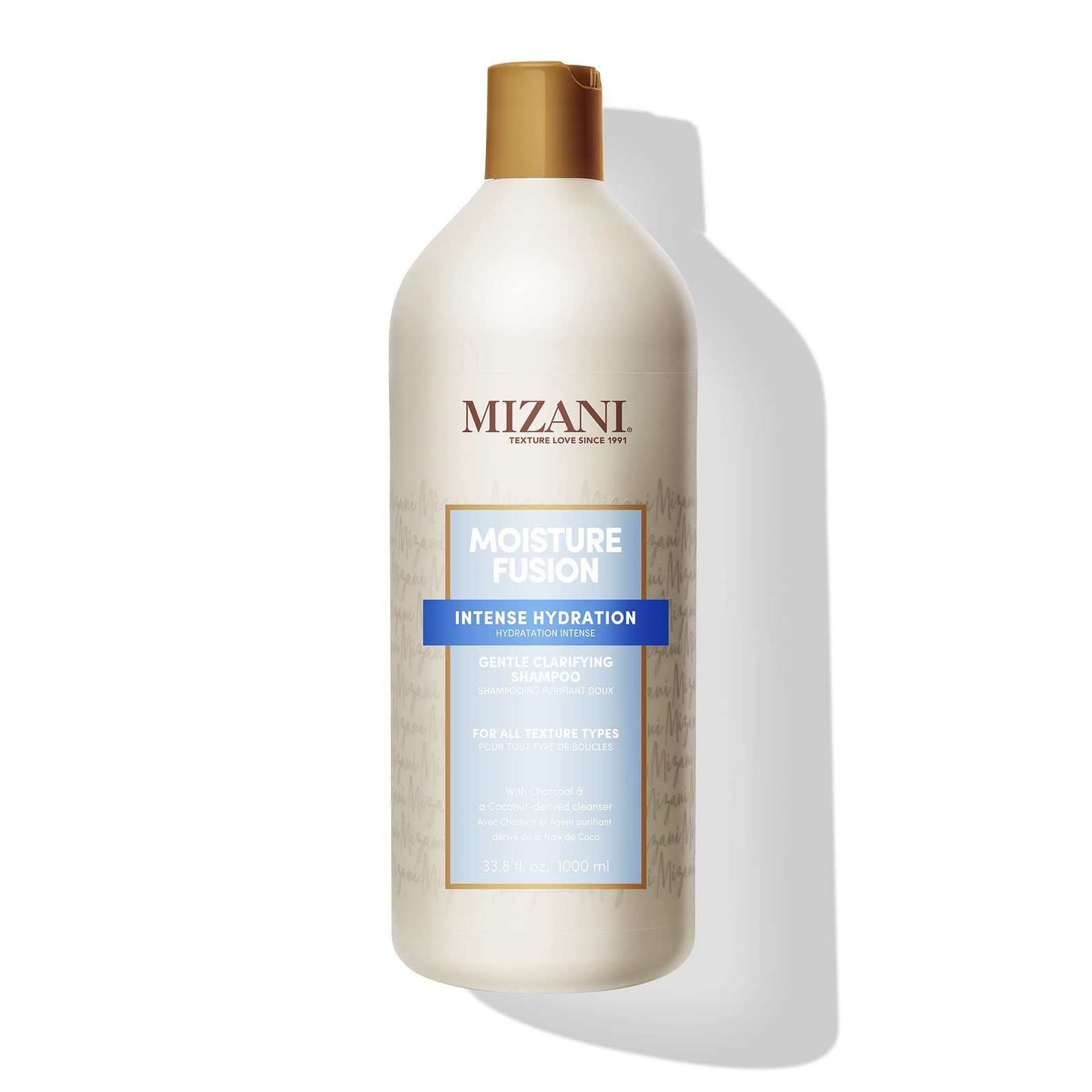 Mizani Moisture Fusion Gentle Clarifying Shampoo – Cleanses Hair to Remove Bu…