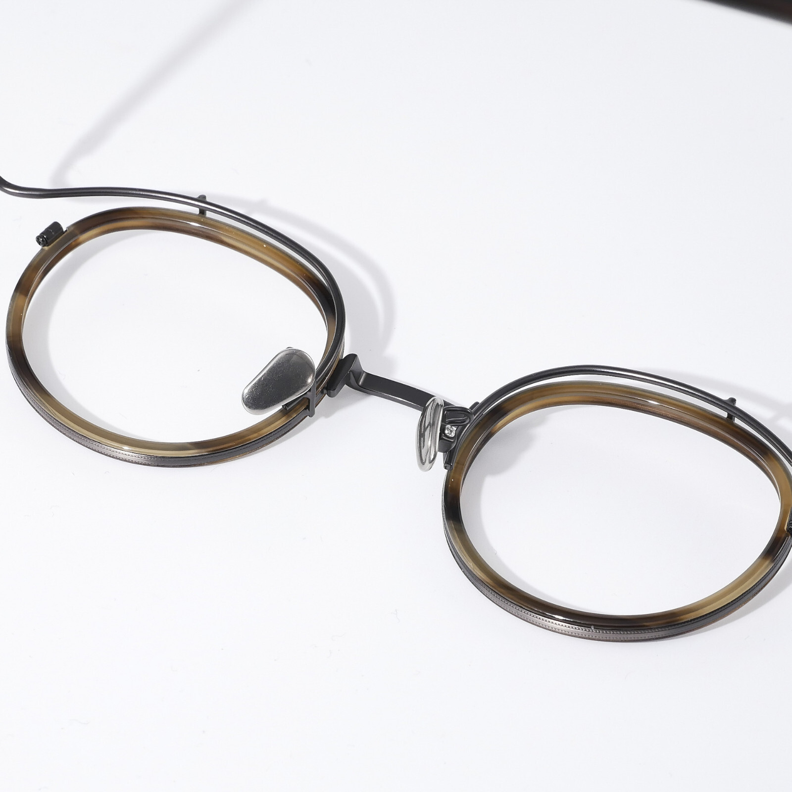 Japanese Round Eyeglass Frames Retro Hand Made Glasses Acetate+titanium