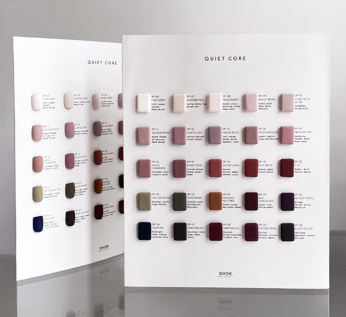 DVOK Quiet Core Solid Color Gel Polish Nude Mood Nail Gel K-Beauty