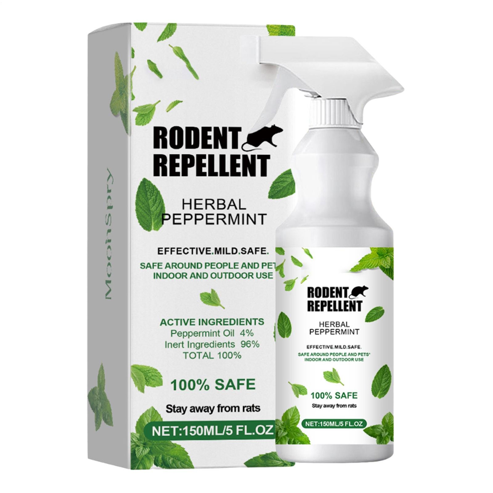 Rodent Repellent – Peppermint Oil Mice Spray For House And Car Engines