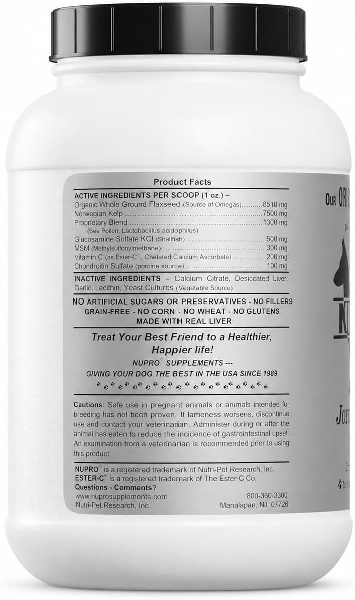 Veterinary-Approved Joint Support for Dogs – 5 lb Powder with No Preservatives