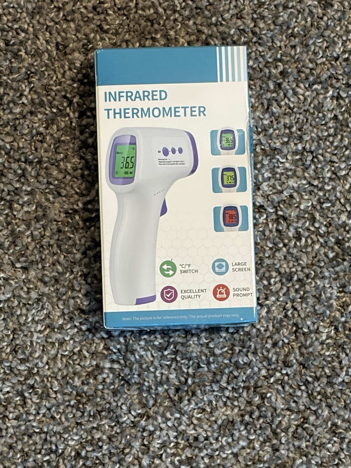 Brand New! Digital Infrared Forehead Thermometer Non-touch Digital w/Fever Alarm