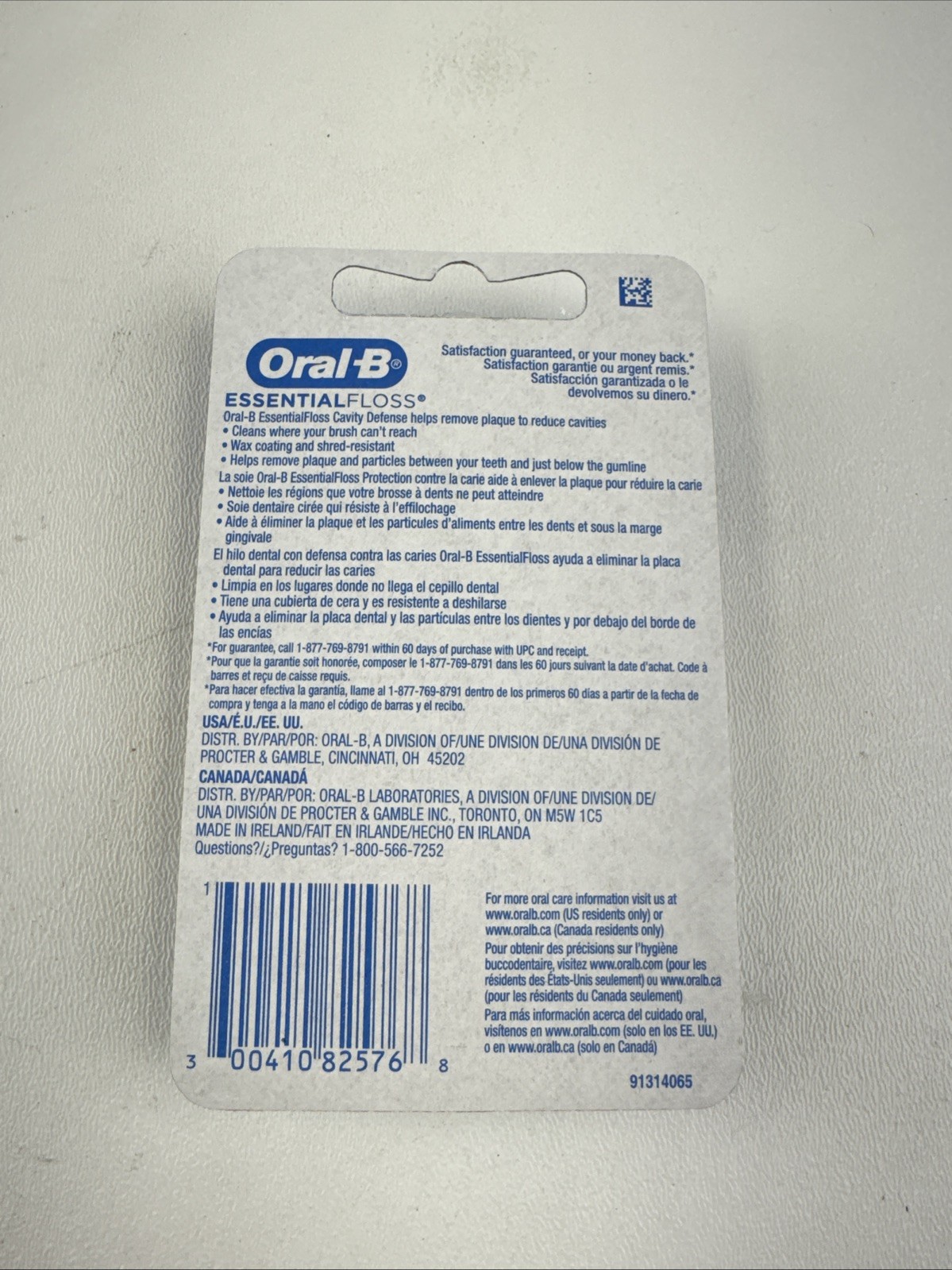 Oral B Essential Floss Cavity Defense 54yd – 6pk