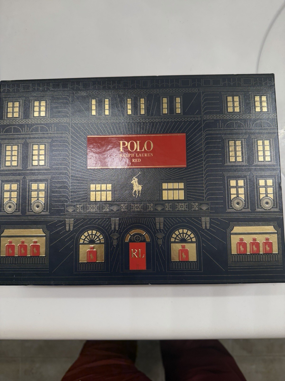Ralph Lauren Polo Red 3-Piece Gift Set 4.2 fl oz EDT Spray + Deodorant