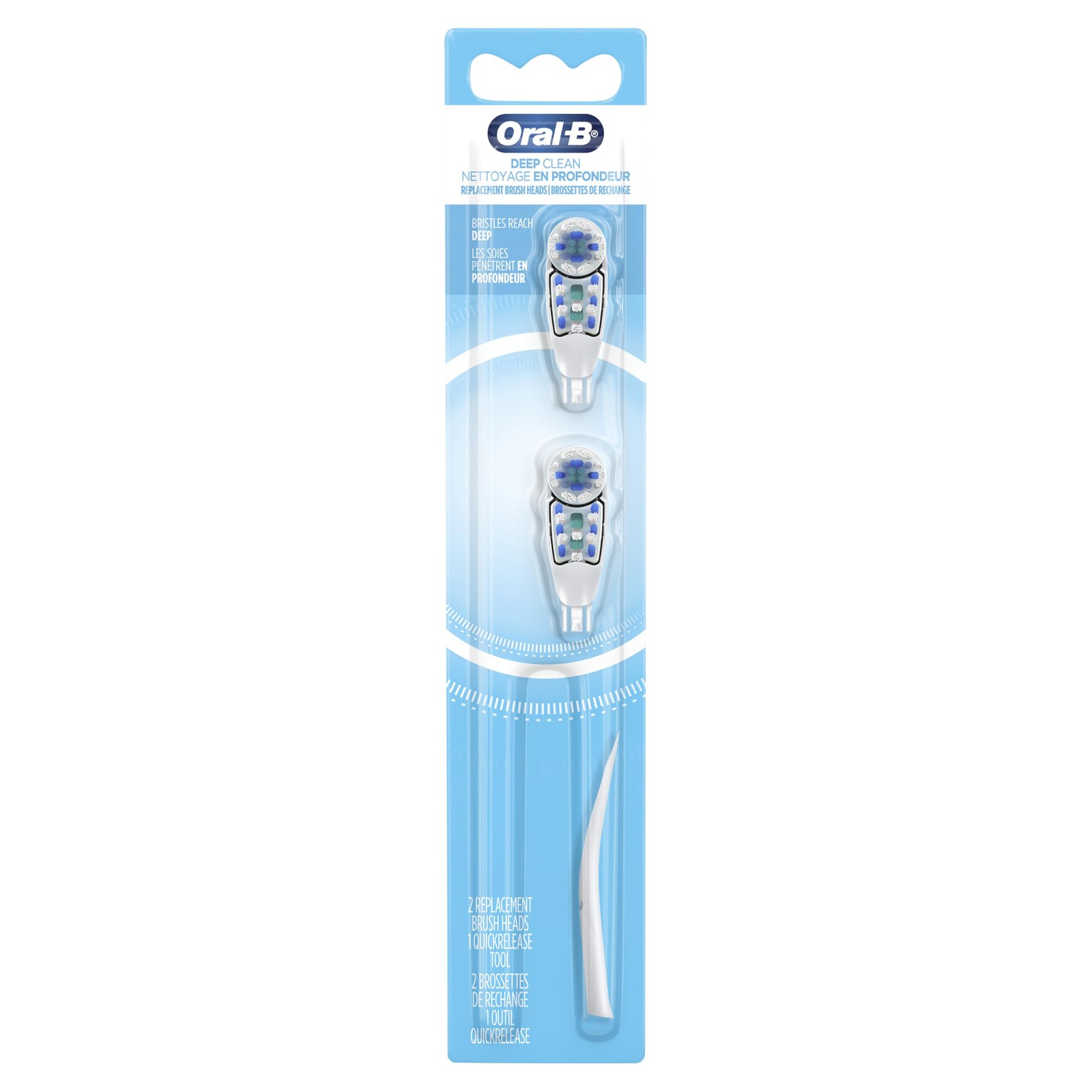 Oral-B Deep Clean Battery Powered Toothbrush 1 Count (Pack of 2), White