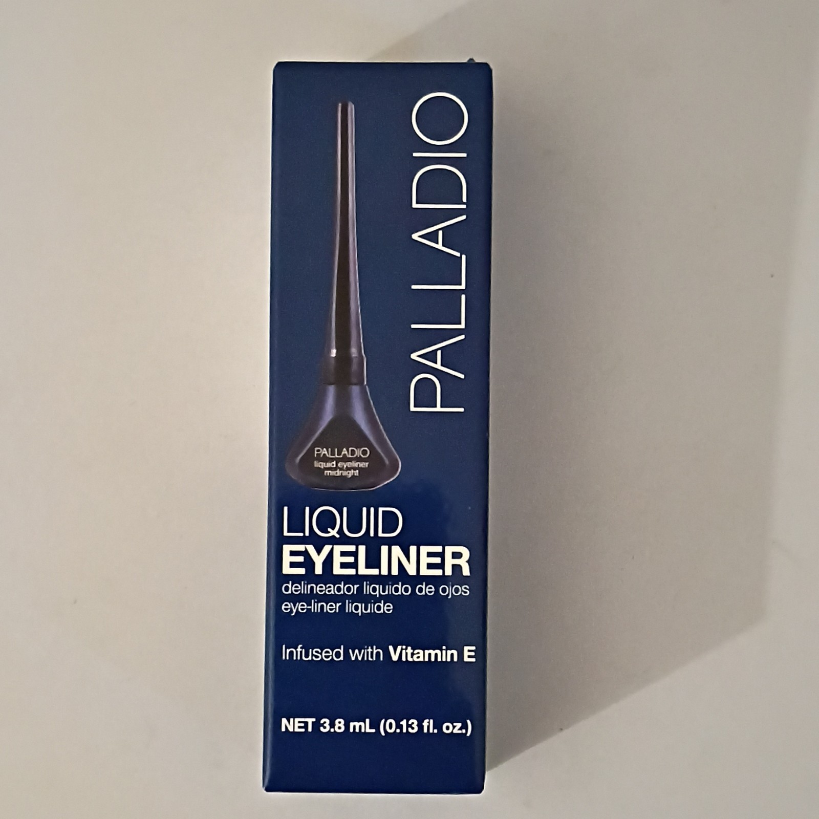 Palladio Liquid Eyeliner Midnight Vitamin E Metallic Shimmer 0.13 fl oz