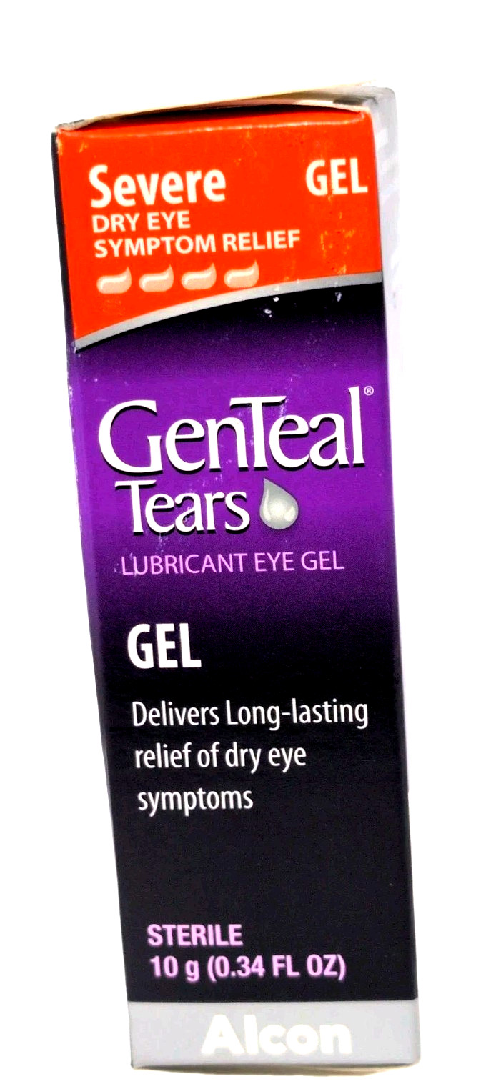 GenTeal Tears Severe Dry Eye Lubricant Gel 0.34 fl oz EXP 3/2027 NEW