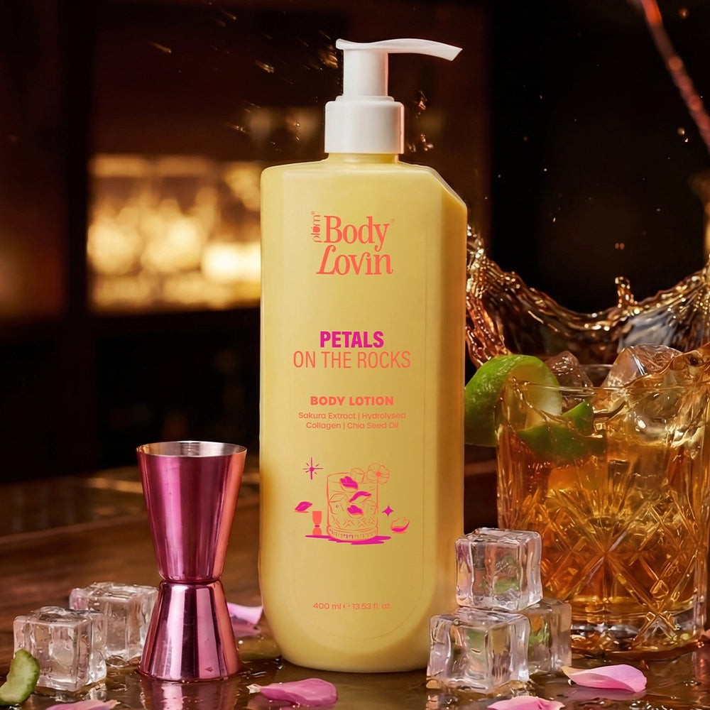 BodyLovin Petals On The Rocks Body Lotions | Hydrating Daily Moisturizing | 400g