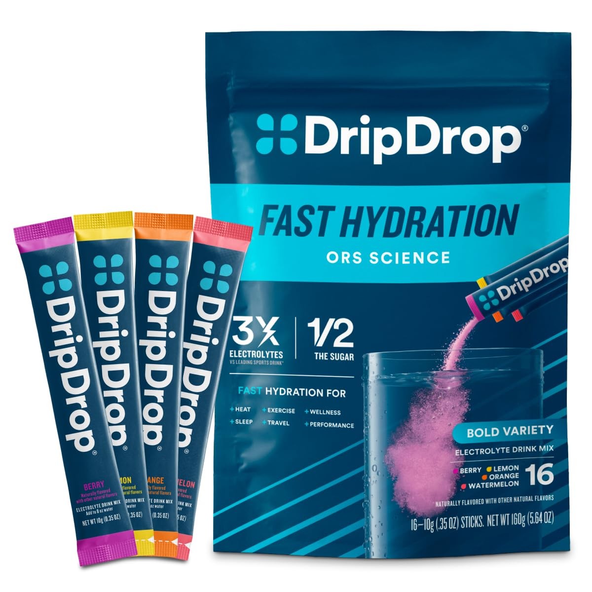 Hydration Packets Bold Variety Pack Single Serve Electrolytes Powder Drink …