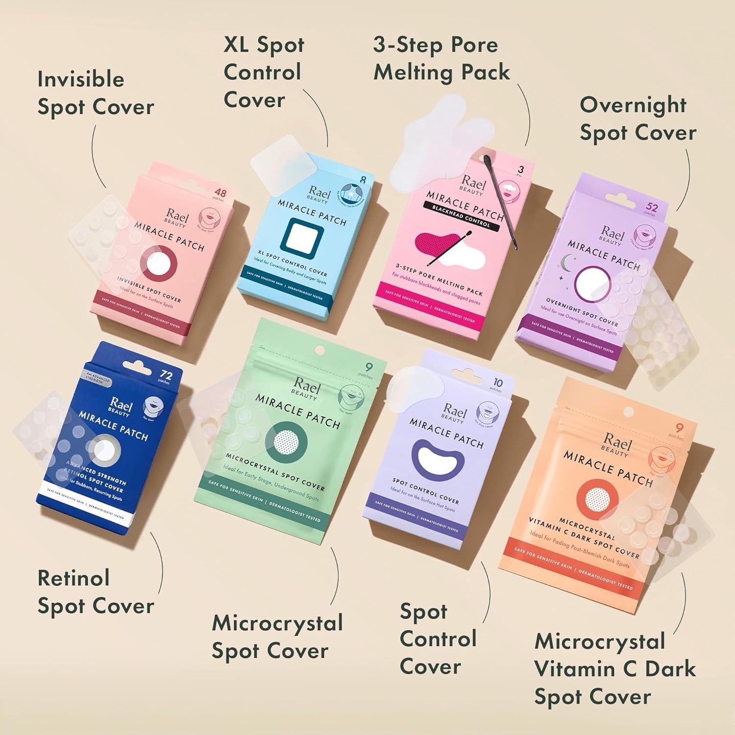 Korean Hydrocolloid Acne Patches – 96 Count, Effective Blemish Solution
