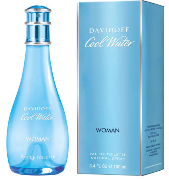 Cool Water Eau de Toilette Spray 3.4 oz Women’s by Davidoff Fragrances
