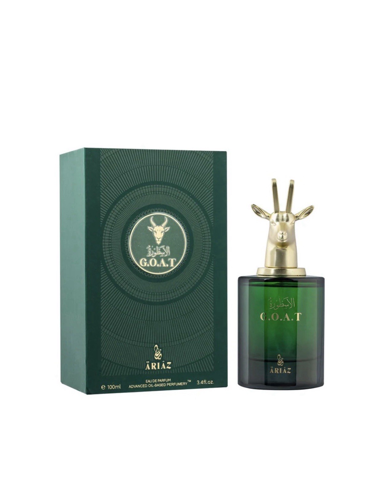 GOAT BY ARIAZ 3.4OZ/100ML EAU DE PARFUM FOR MEN – FRUITY SMOKY CHYPRE