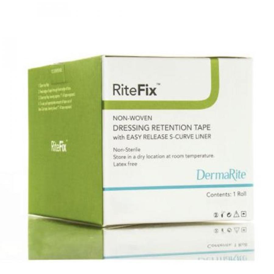 RiteFix Dressing Retention Tape Non-woven Water Resistant 2″ x 11 Yards White