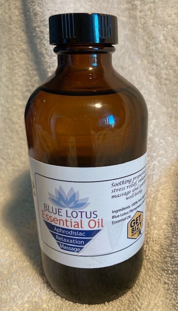 Blue Lotus Essential Oil Pure Bulk 8 oz