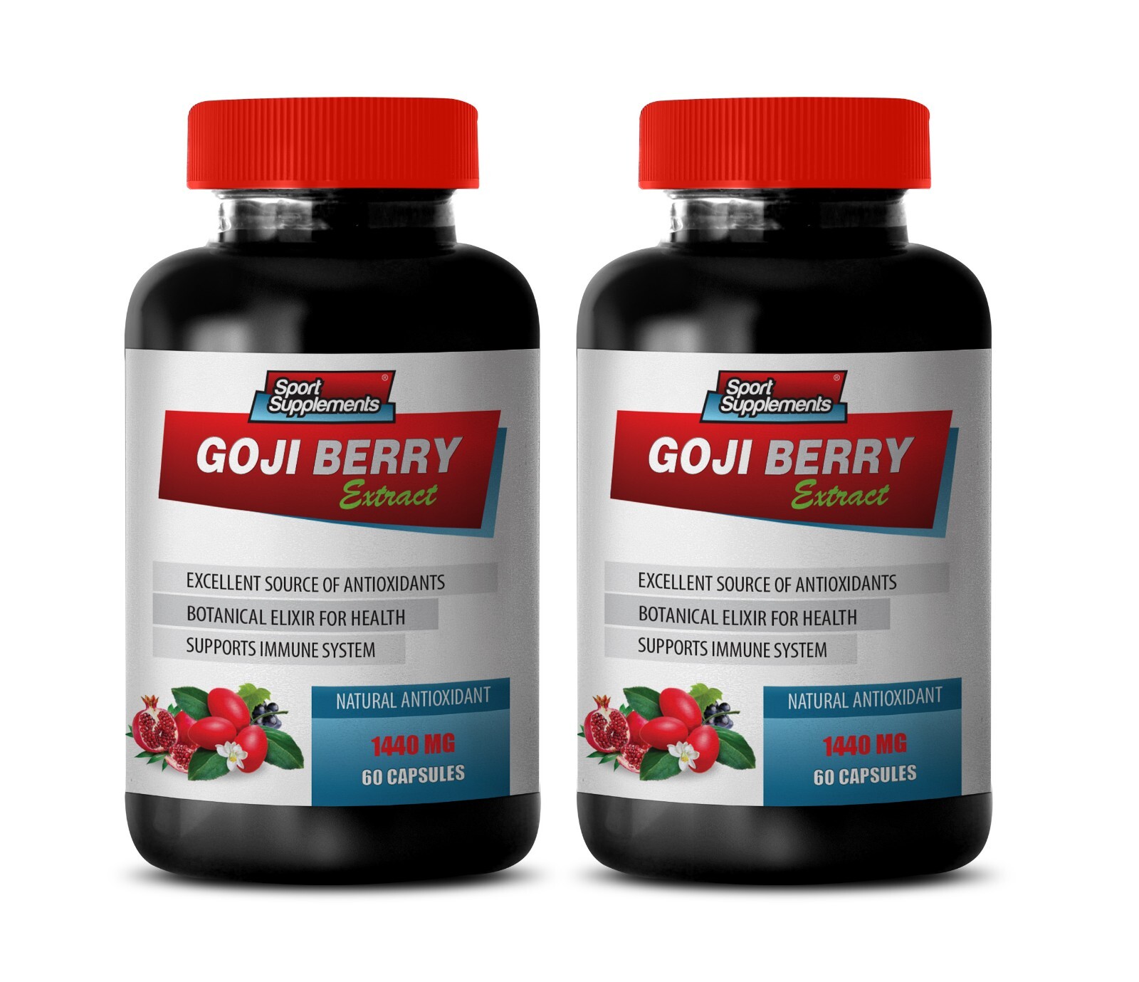 Improve Eye Health – GOJI BERRY EXTRACT – Enhance Vision Clarity – 2 Bottles 120