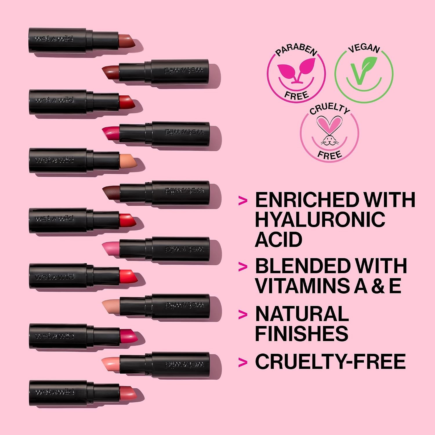 wet n wild Mega Last Matte Lipstick Skin-ny Dipping Long Wear Vegan