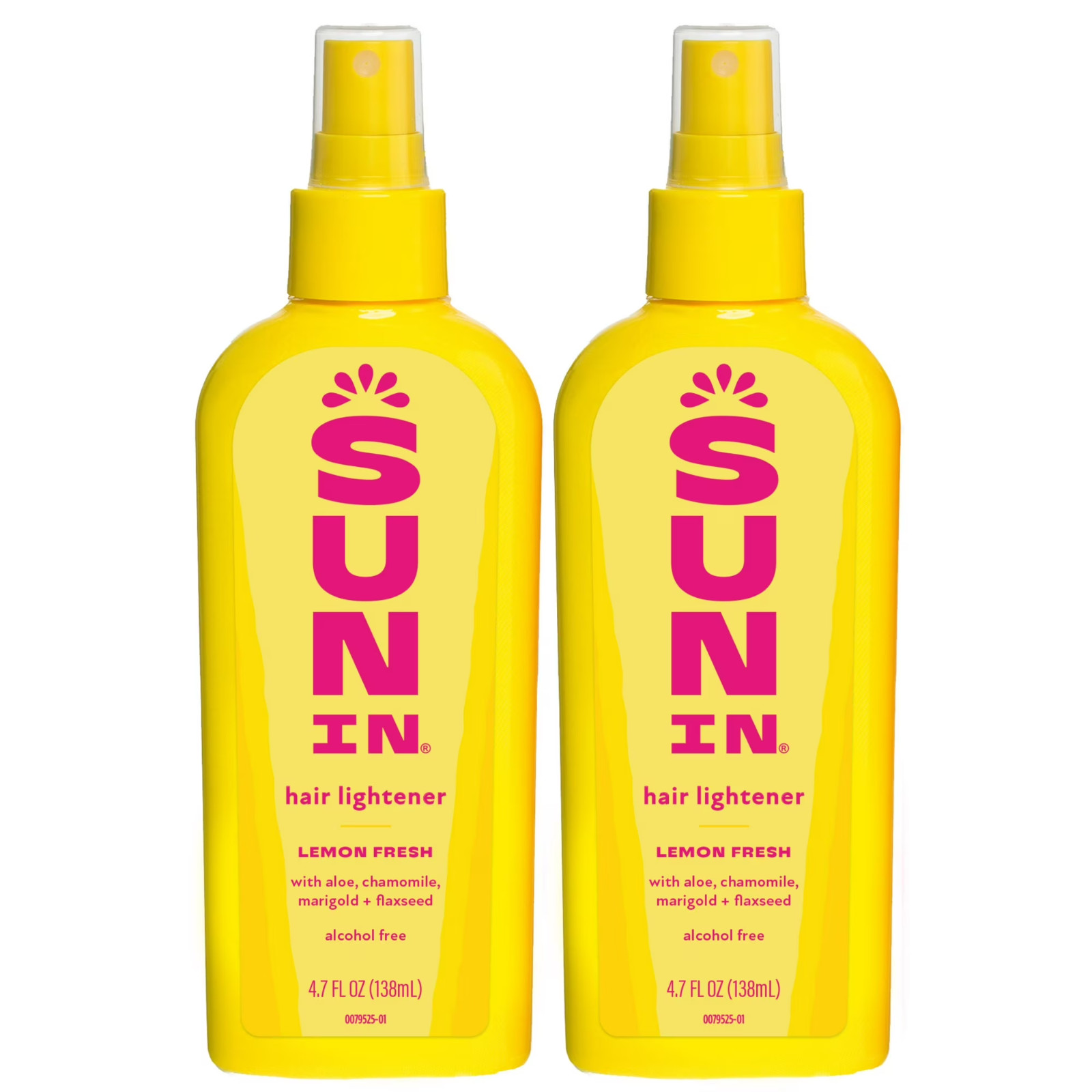 Sun In Hair Lightener Shine Enhancing Spray, Lemon, Unisex, 4.7 oz ( 2 Pack )