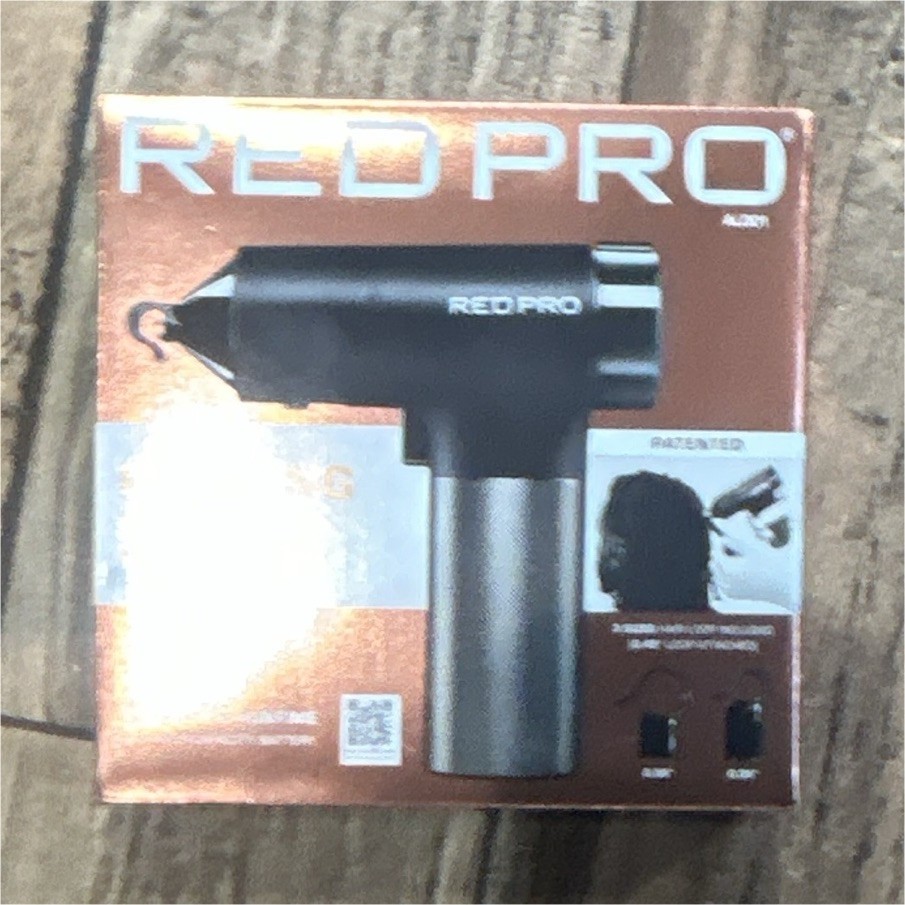RED PRO LOC-KING Cordless Loc Styler Black