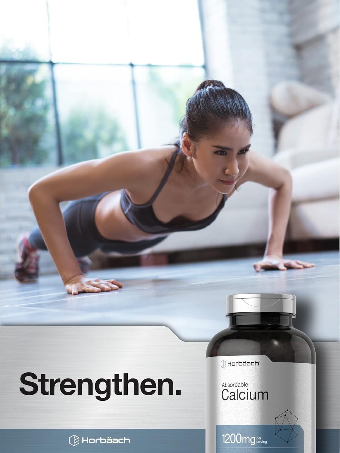 Calcium & Vitamin D3 Softgels – High Absorption, Non-GMO, Gluten-Free Support…