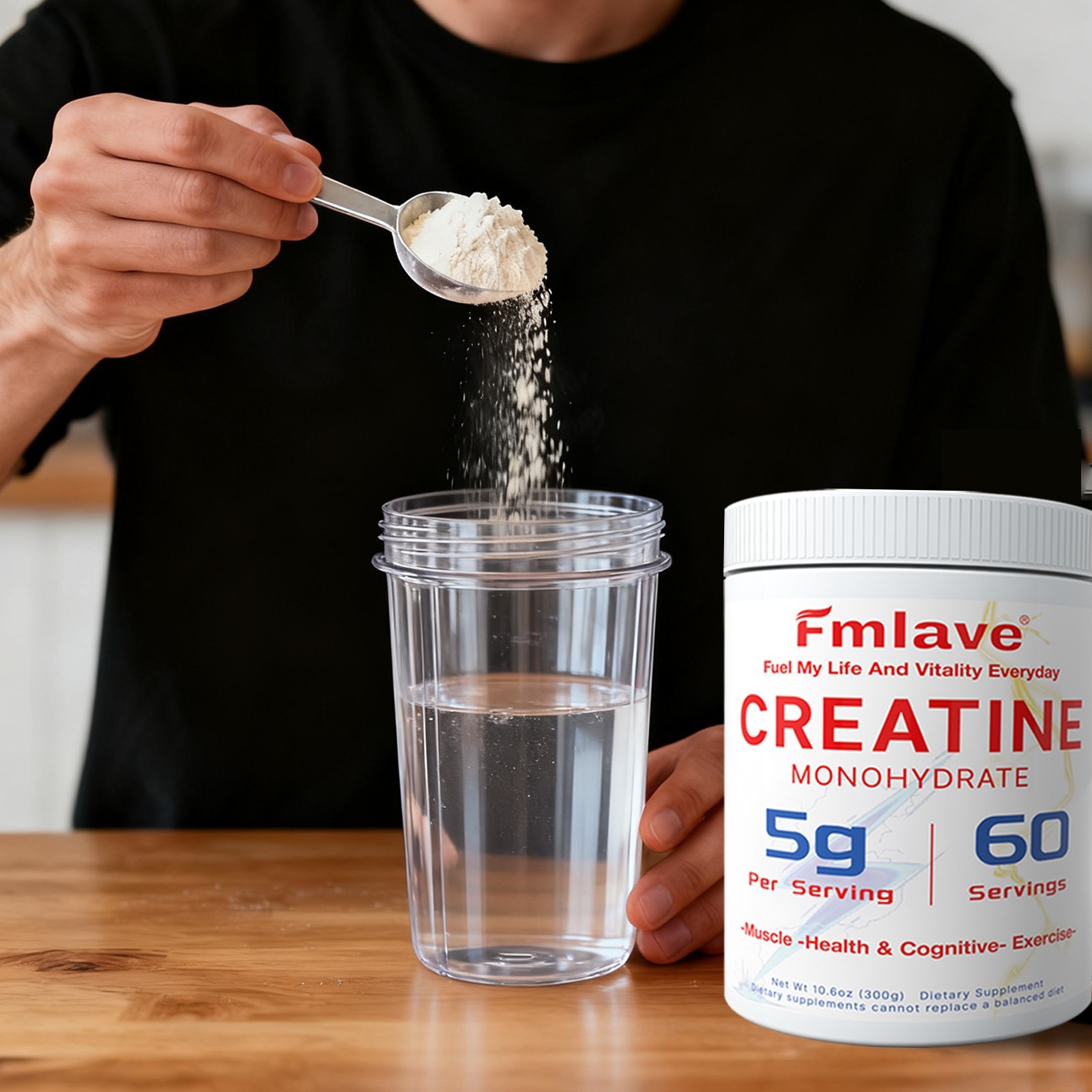 Creatine Monohydrate Micronized Powder 3x 300G – 3x 60 Servings – Unflavored 3pc