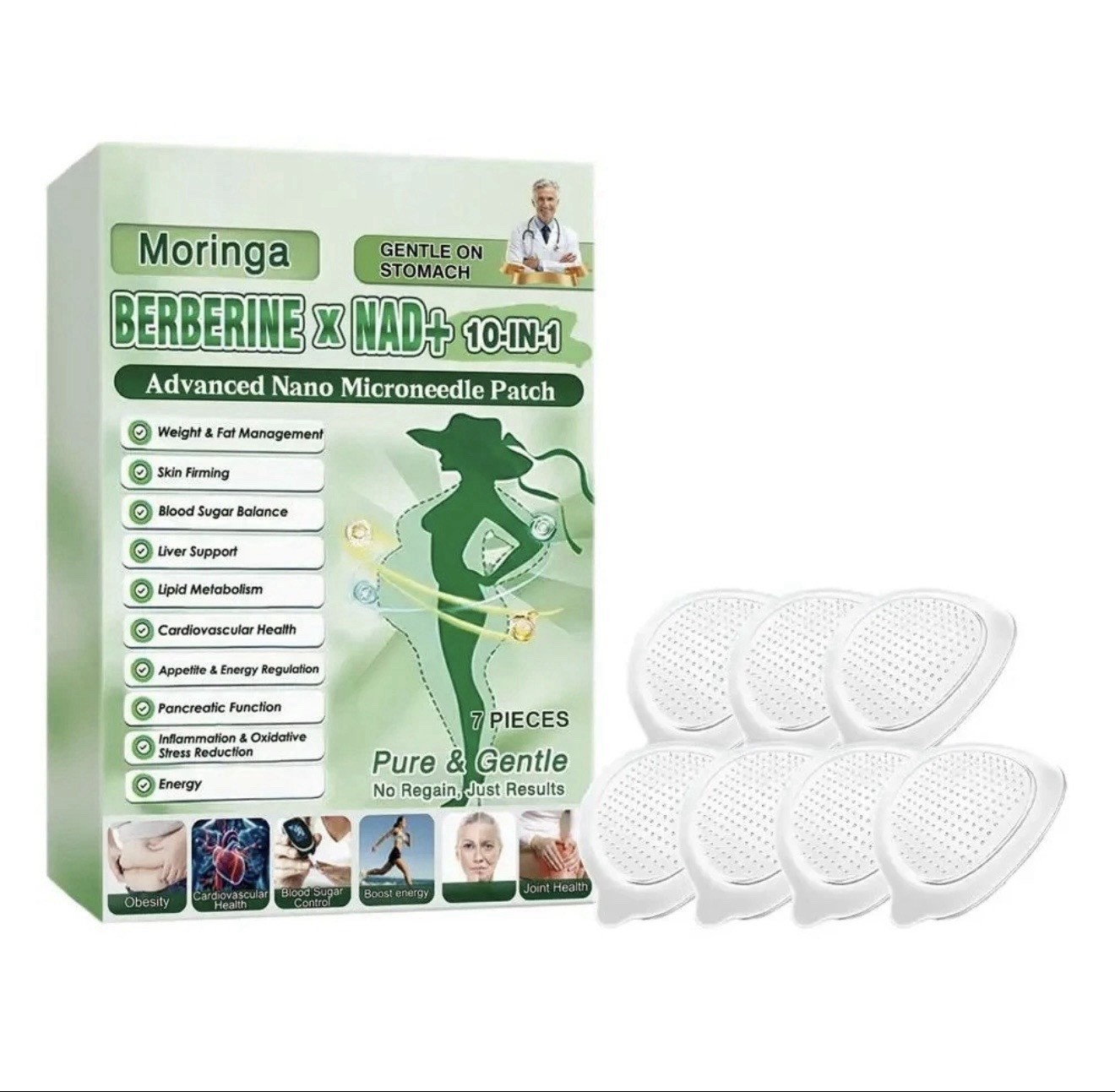 Body Shaping Patch 10-IN-1 Advanced Nano Microneedle Patch (7pcs/box)