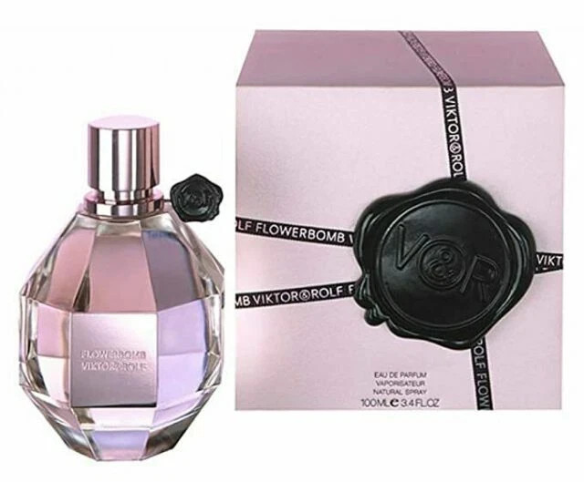 Flowerbomb by Viktor & Rolf 3.4 oz 100ML Eau De Parfum Brand New Sealed In Box