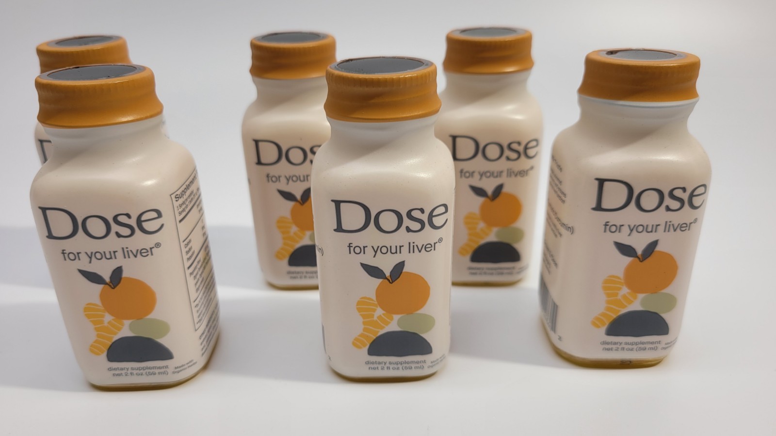 6 PACK DOSE For Your Liver Support Supplement Cleanse 2oz Non-GMO Exp. 04/2028
