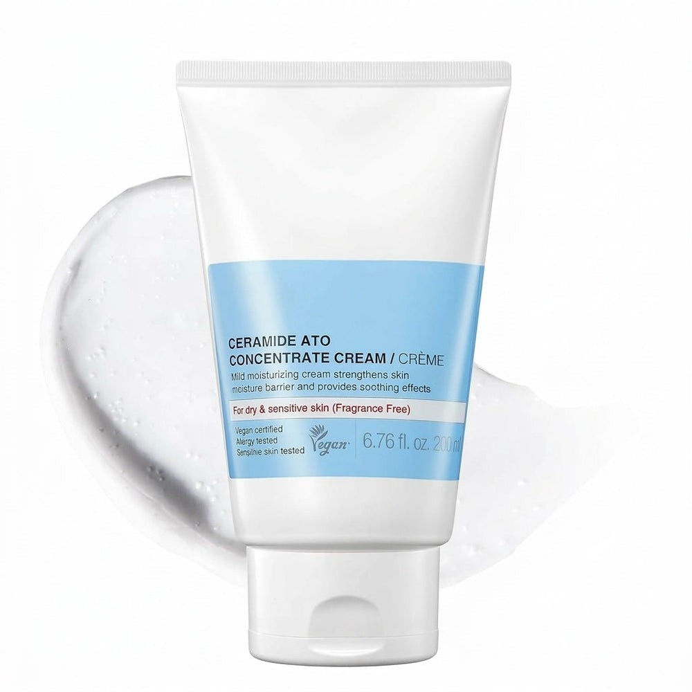 Illiyoon Ceramide Ato Concentrate Cream 200ml (6.76 fl oz) Fragrance Free Vegan