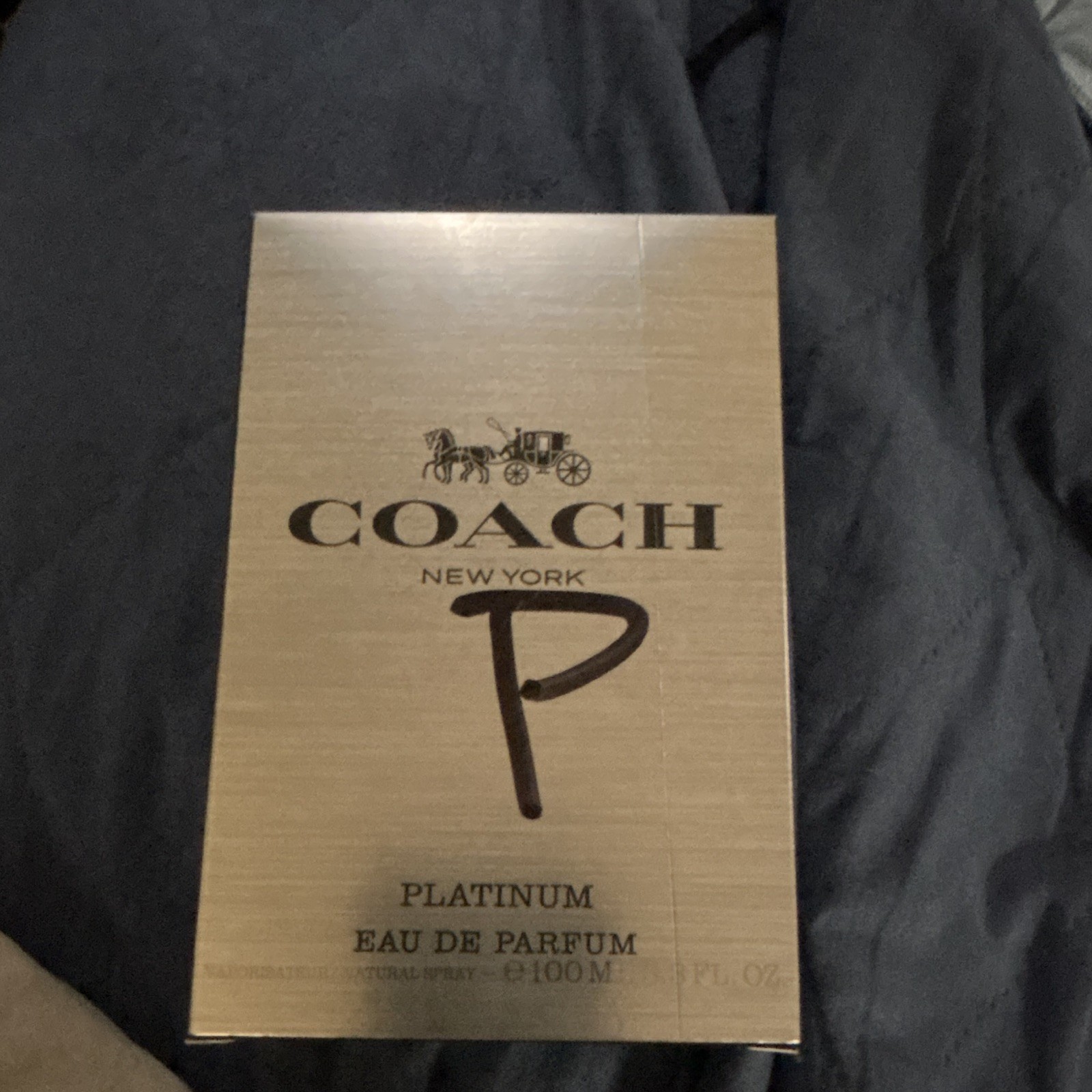 Coach New York Platinum Eau de Parfum Spray 3.3 fl oz Regular Size