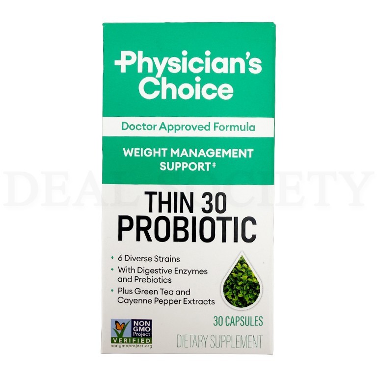 Physician’s Choice Thin 30 Probiotic for Weight Management 30 Count