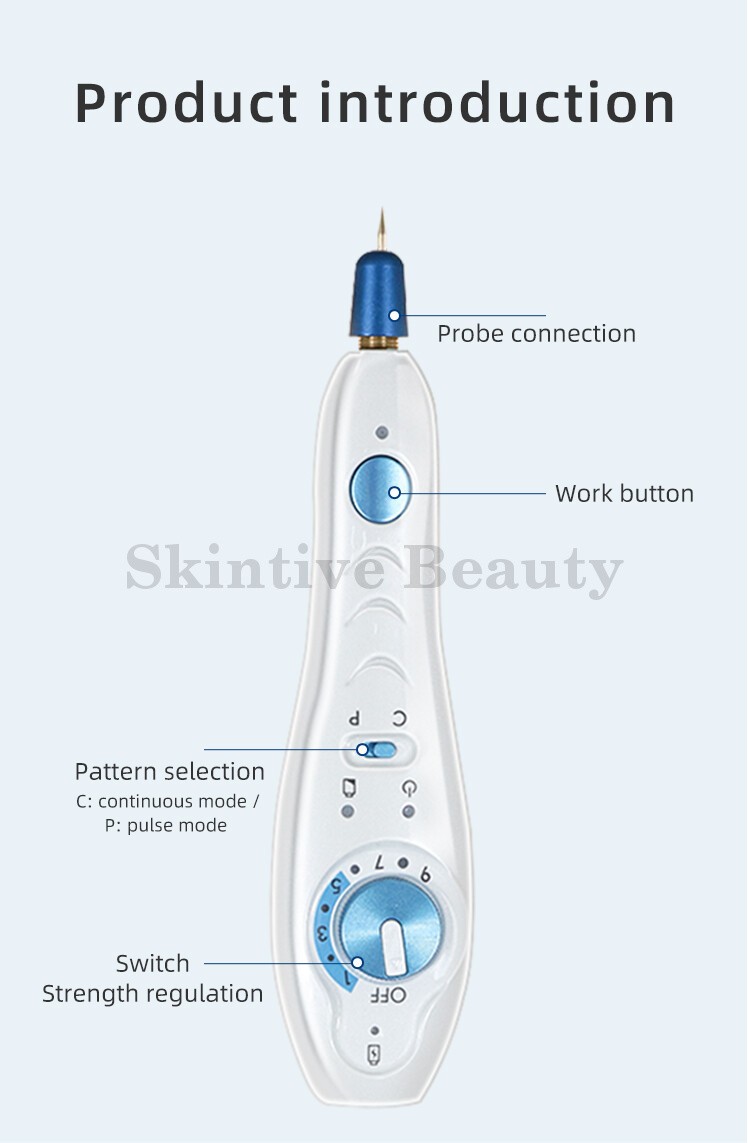 Fibroblast Pulse Plasma Pen Stretch Mark Removal Skin Tightening Home Use