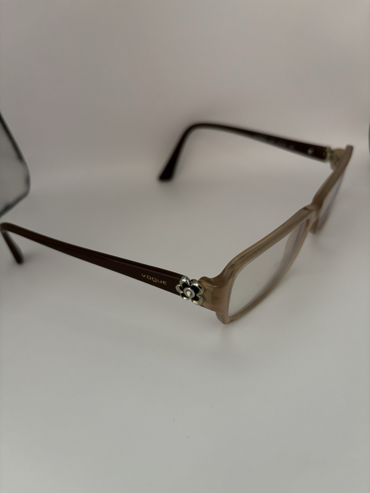 NEW VOGUE VO 2836-B 1913 BROWN BLACK CRYSTALS EYEGLASSES -Frames Only