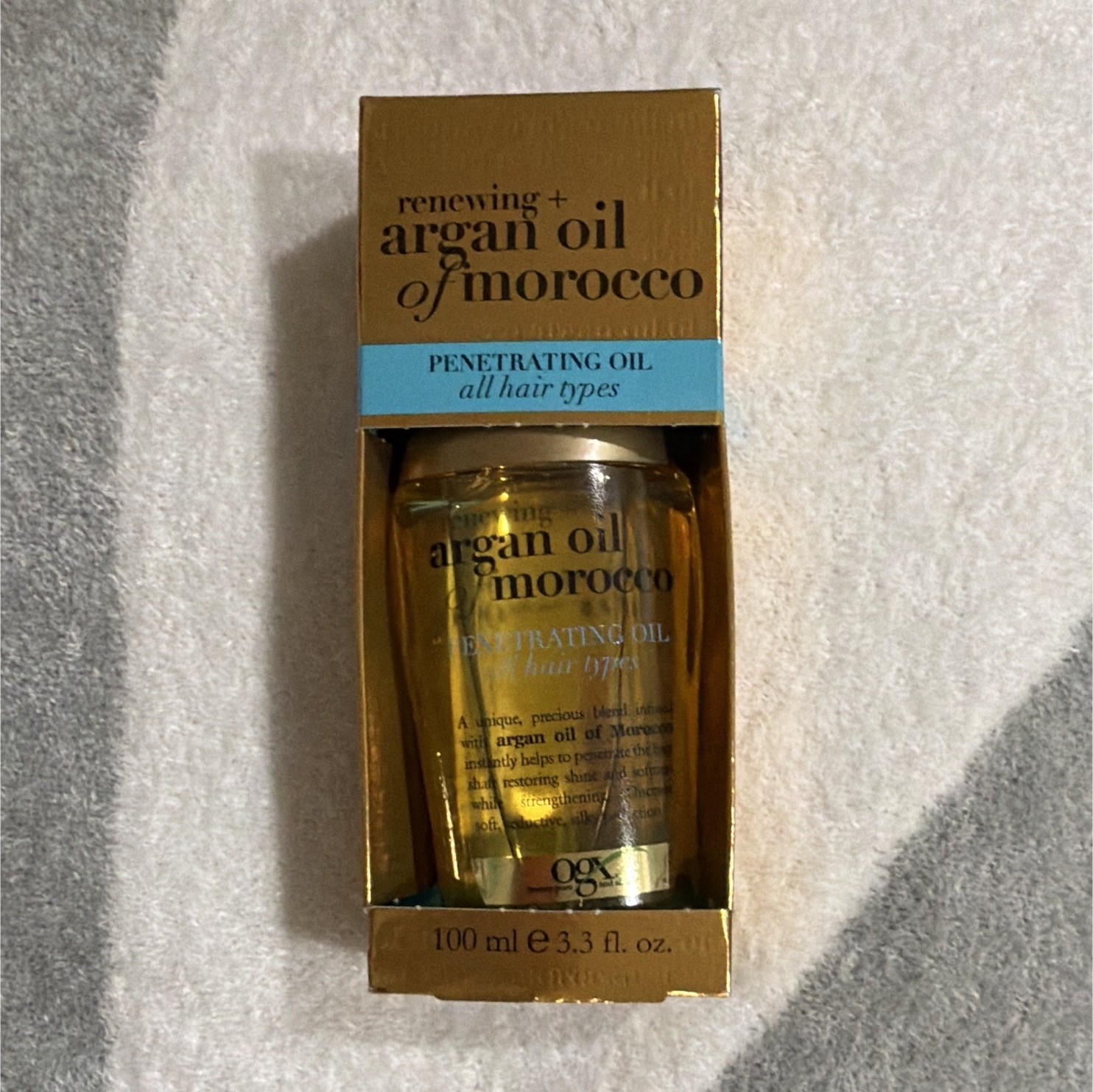 OGX Renewing + Argan Oil of Morocco Penetrating Oil, All Hair Types 3.3 oz