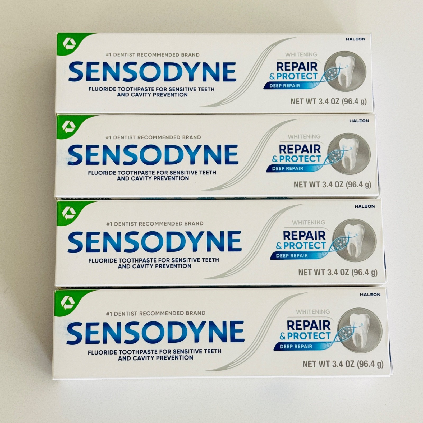Sensodyne Pronamel Enamel Repair Toothpaste for SensitiveTeeth Pack of 4 3.4oz
