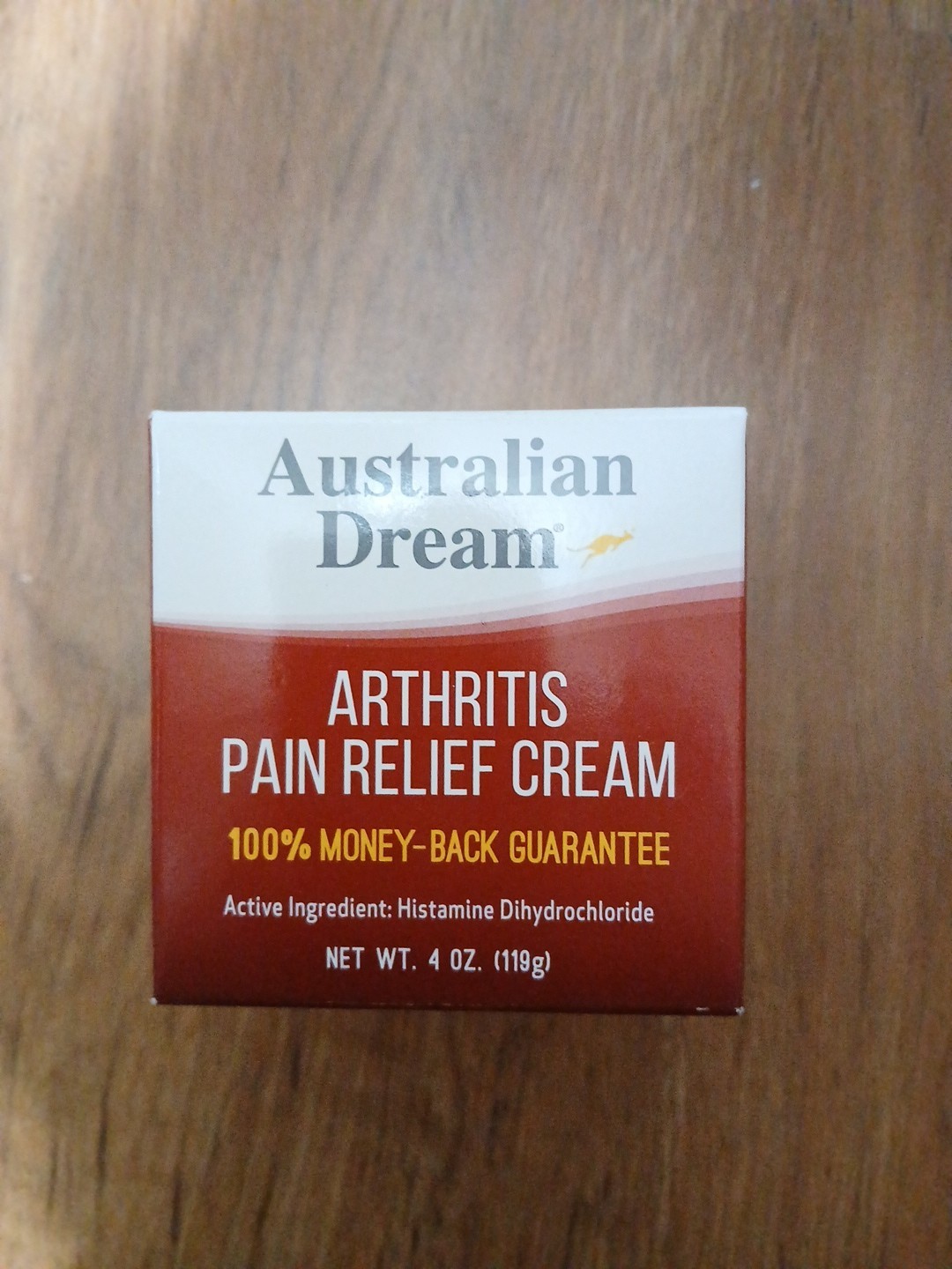 Australian Dream Arthritis Pain Relief Cream, 4 oz exp. 2027+