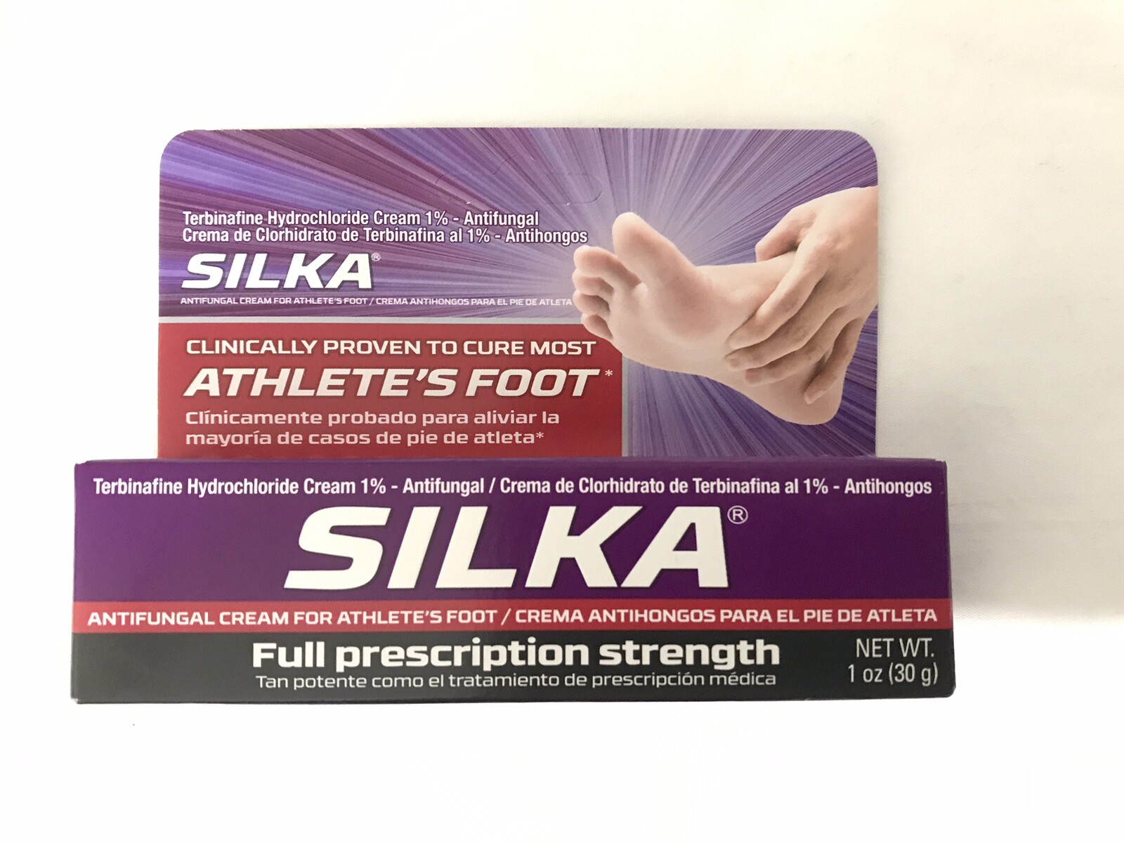 Silka Antifungal Cream Prescription Strength Fungus Foot Treatment 1oz Free Ship