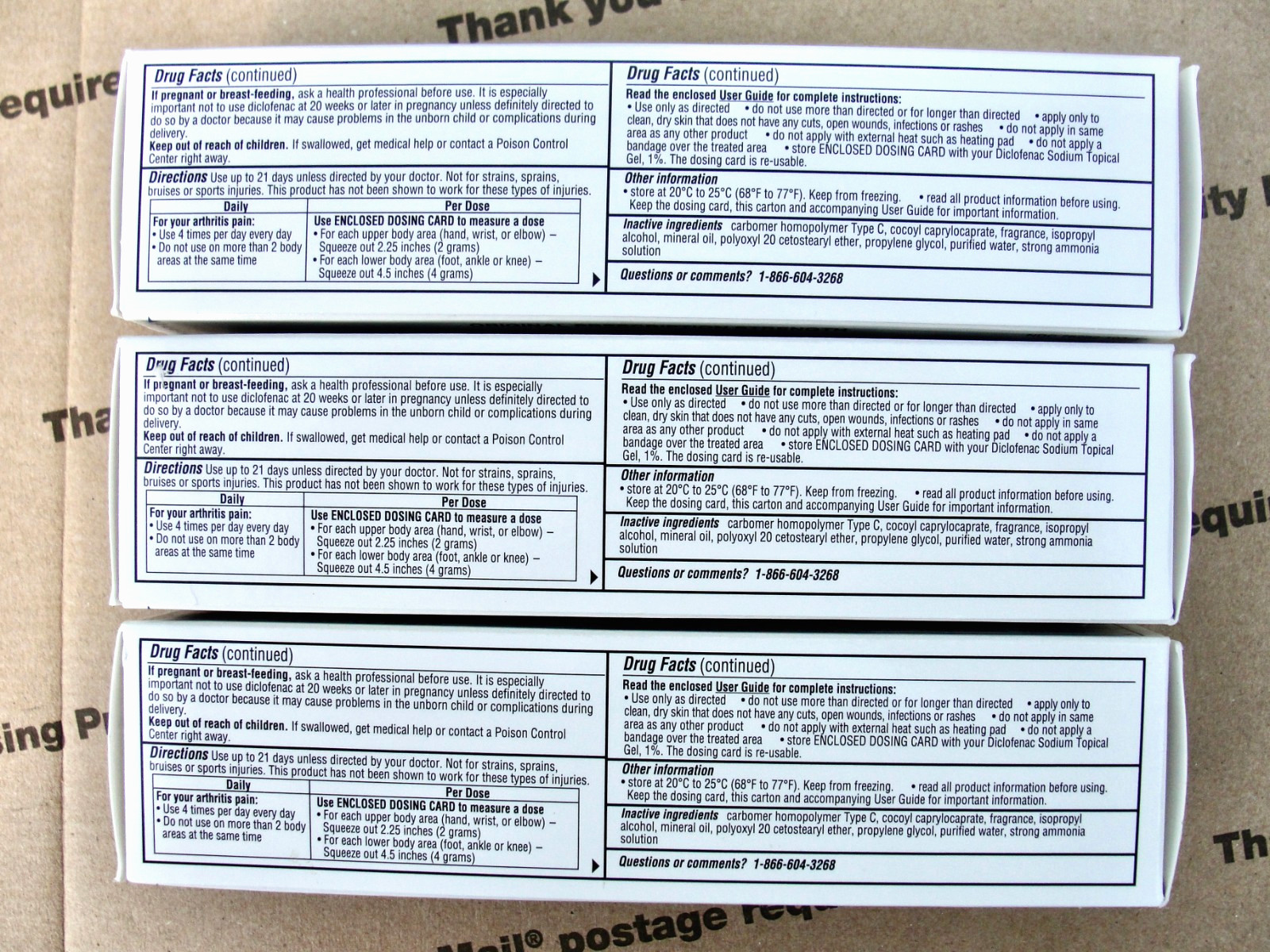 3 – Exelan Diclofenac Sodium 1% Topical Gel Arthritis Pain Relief 100g (3.53oz)