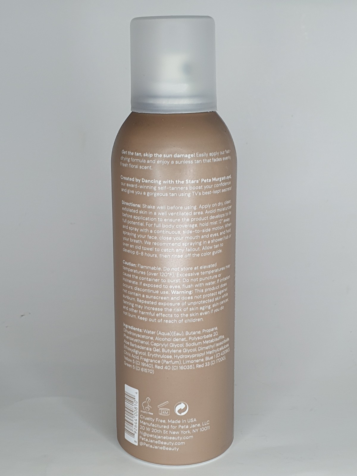 Medium Tanning Mist 7Oz – Sunless Self-Tanner for a Natural, Streak-Free, Orga