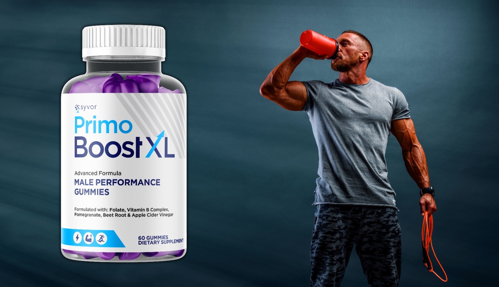 (3 Pack) Primo Boost XL Gummys Advanced Formula PrimoBoost XL Male 180 Gummies