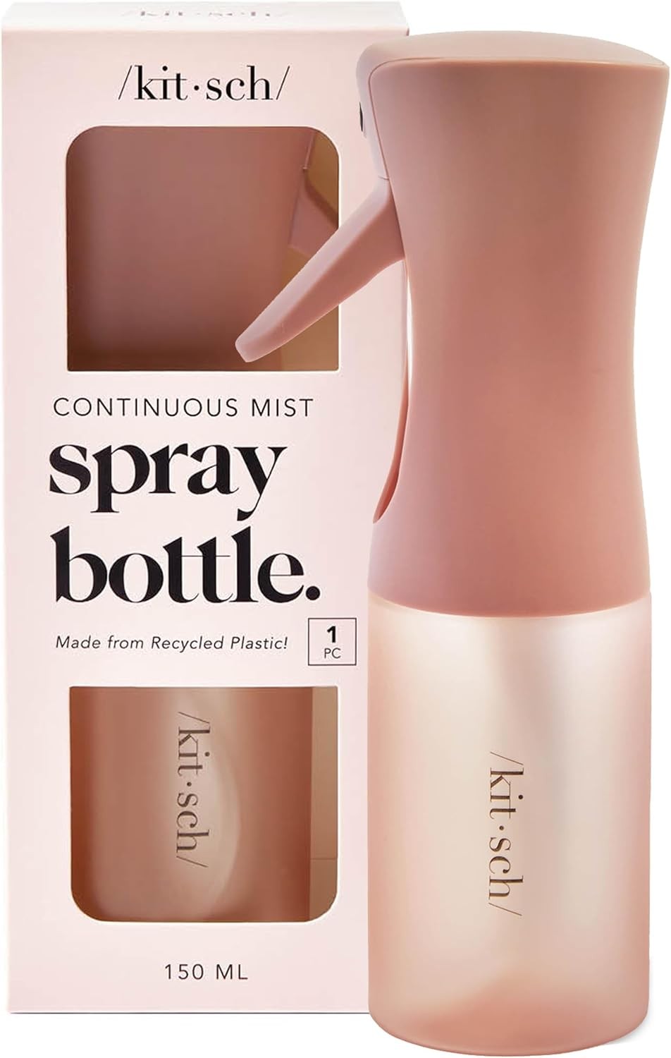 Kitsch Continuous Spray Bottle for Hair Fine Mist Water Mister 150ml