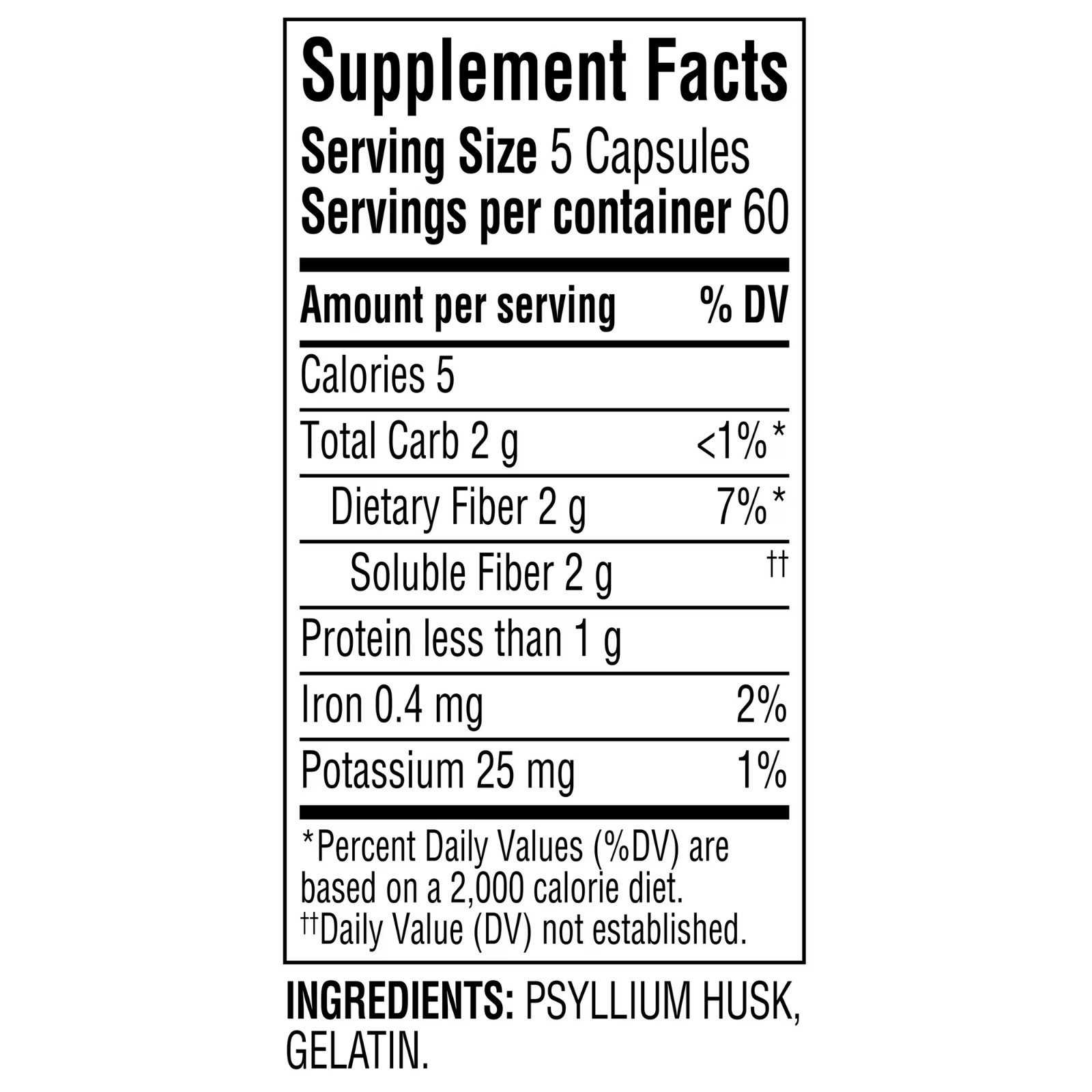 Equate Psyllium Husk Fiber Capsules 300 Count Daily Digestive Health Support