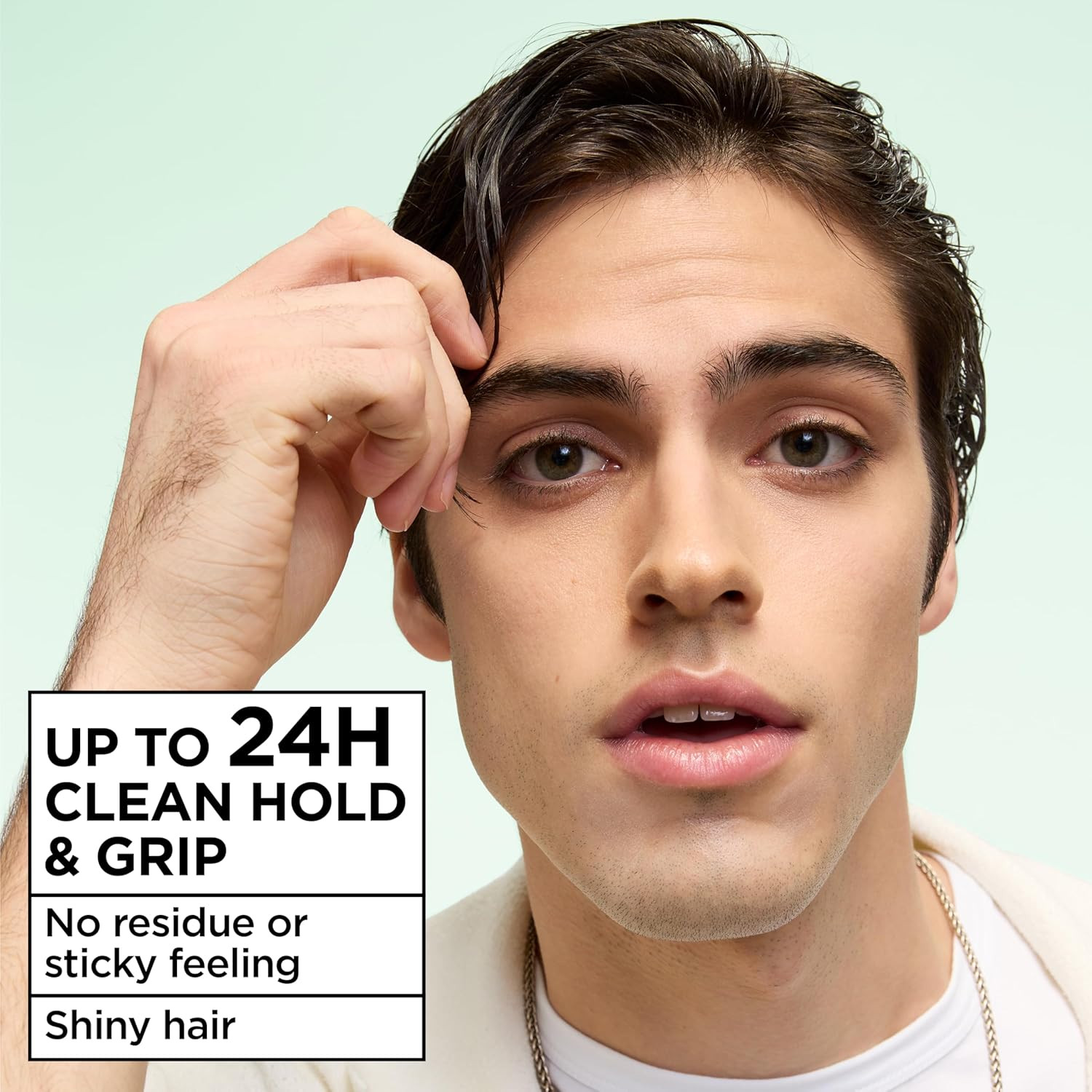 Fructis Pure Clean Styling Hair Gel, Extra Strong Hold for up to 24Hrs, Non-Flak