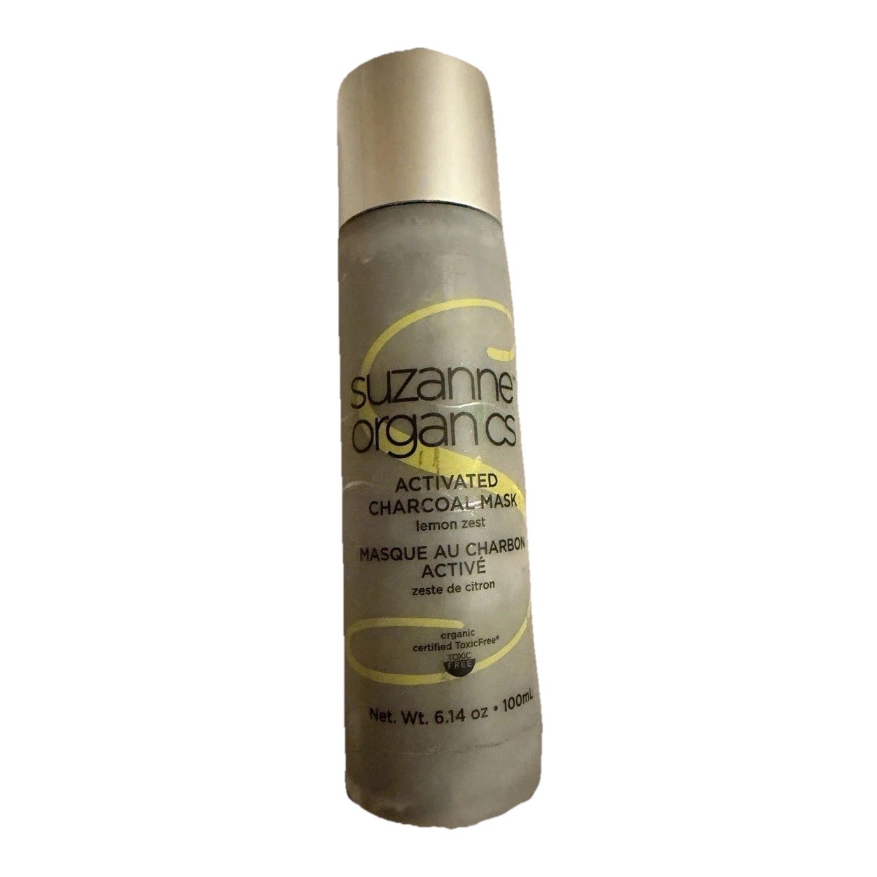 SUZANNE SOMERS ORGANICS Lemon Zest Activated Charcoal Mask 6.14 OZ