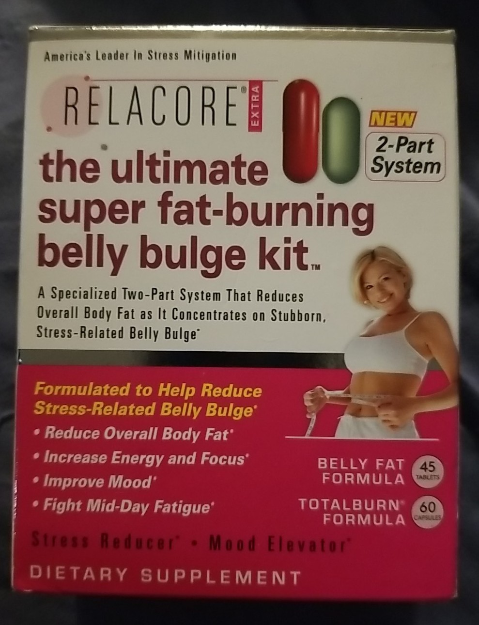 EXP 2/26 – Lot of 4 New Relacore Ultimate Super Fat Burning Belly Bulge Kit