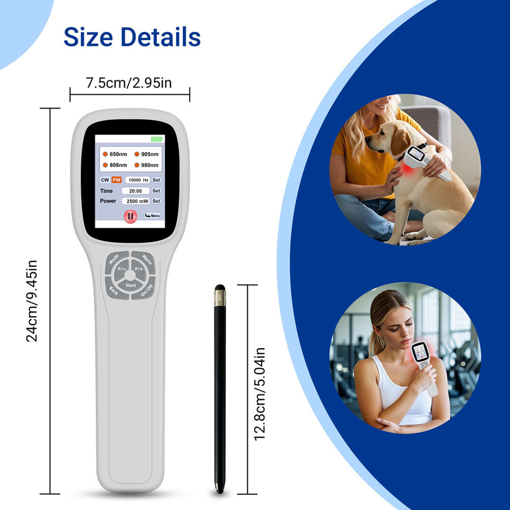 Cold Laser Therapy Device 25 Diodes 650nm 808nm 905nm 980nm Inflammation Relief