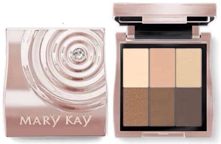 Mary Kay Compact Mini Rose Gold. Limited Edition. With Rhinestone Accent. New