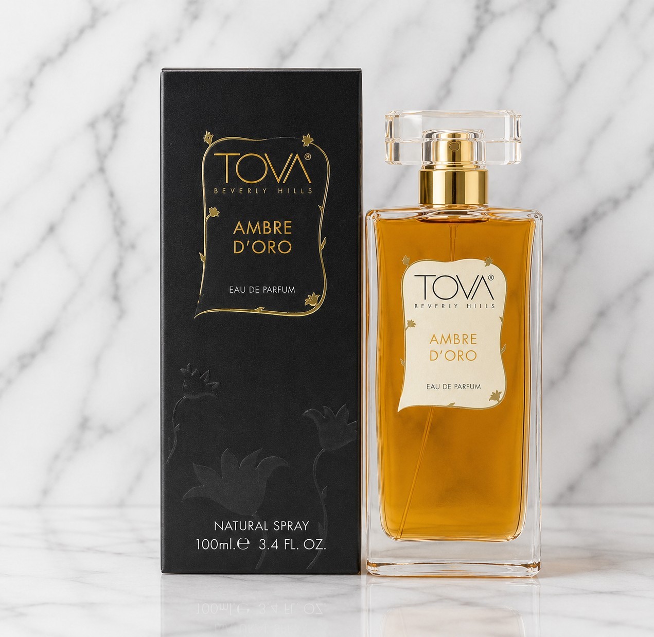Tova Beverly Hills AMBRE D’ORO Eau de Parfum EDP 3.4 oz NIB & SEALED!