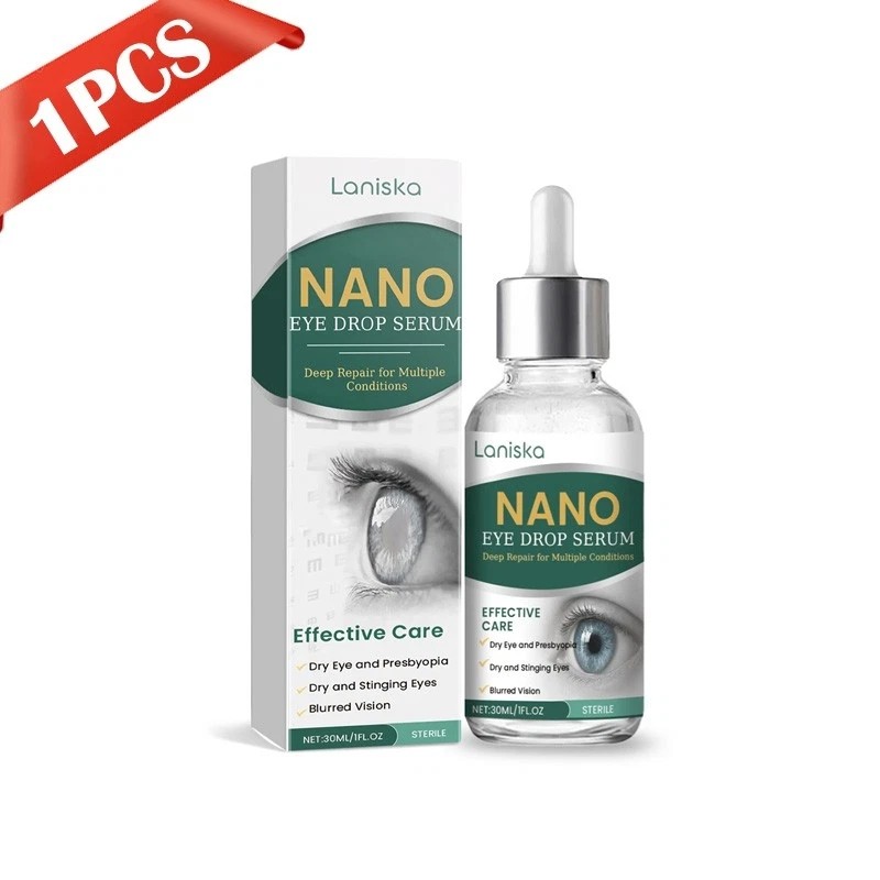 1-5 Nano Eye Drops Serum,Natural Nano Lubricant Eye Drops for Dry Eye Presbyopia